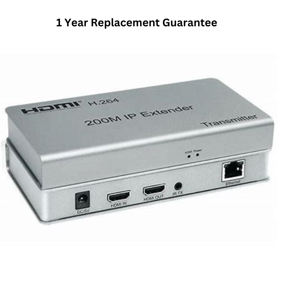 200 Meter Hdmi Kvm Extender - Color: Grey