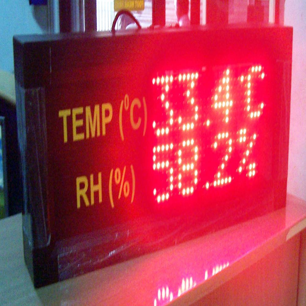Led Temp C & Humidity ( Rh %) Display - 12 Model - Application: Factory