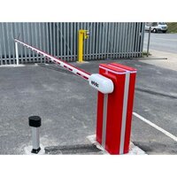New FAAC B614 Electromechanical Boom Barrier Italy Make Red 6 meters