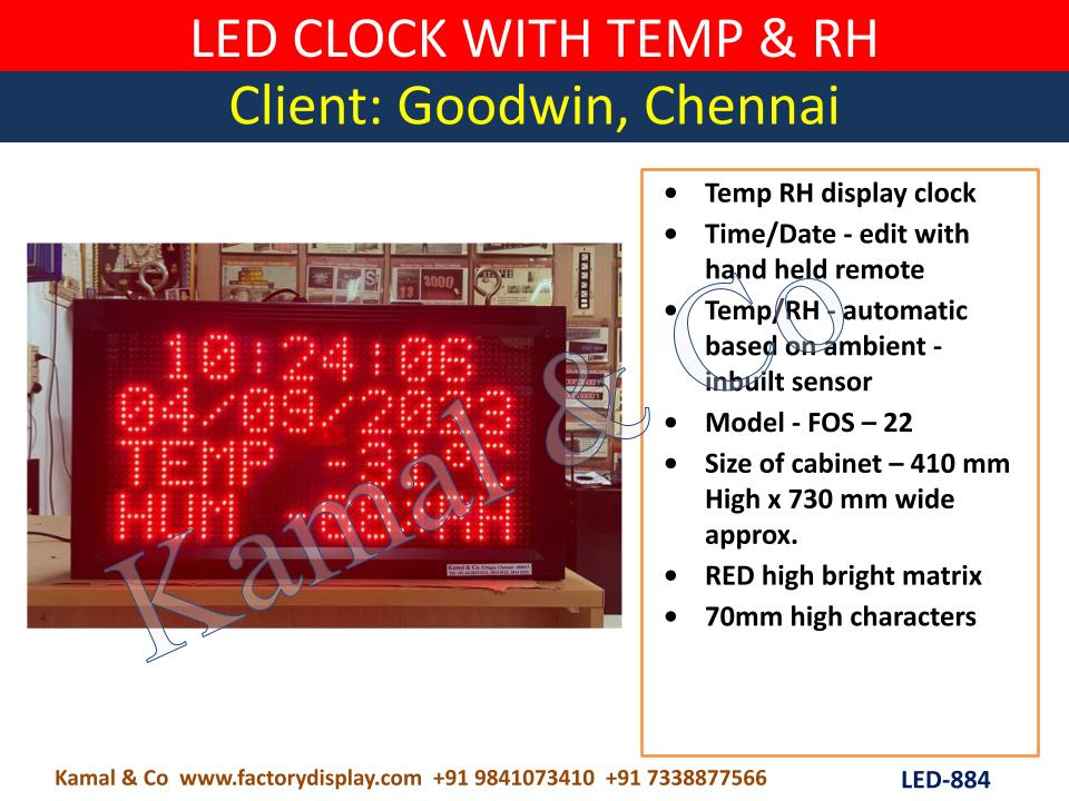 Temperature & Humidity with Date & Time