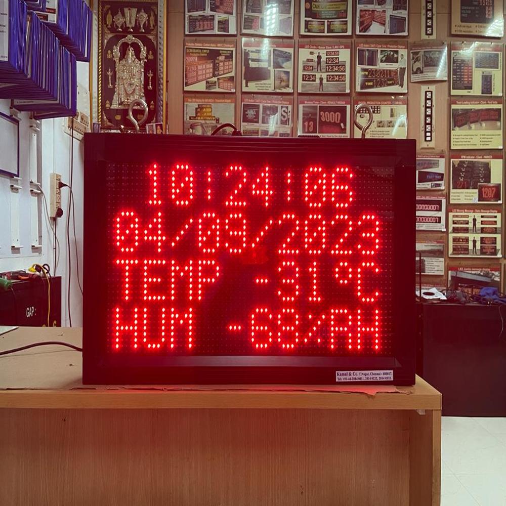 Temperature & Humidity With Date & Time - Application: Factory