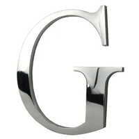 Stainless Steel Name Letter - Grade 304 Material, Customized Shape, Mirror Finish Surface, Silver Color | Add Sophistication To Any Room