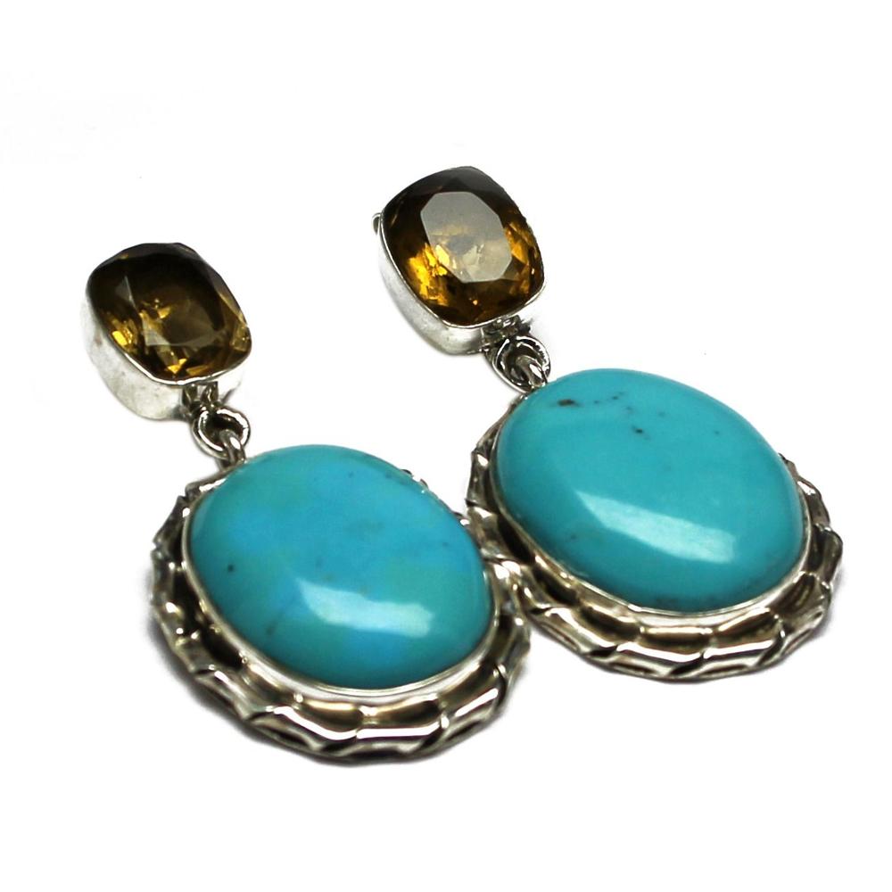 Silver Turquoise Earring