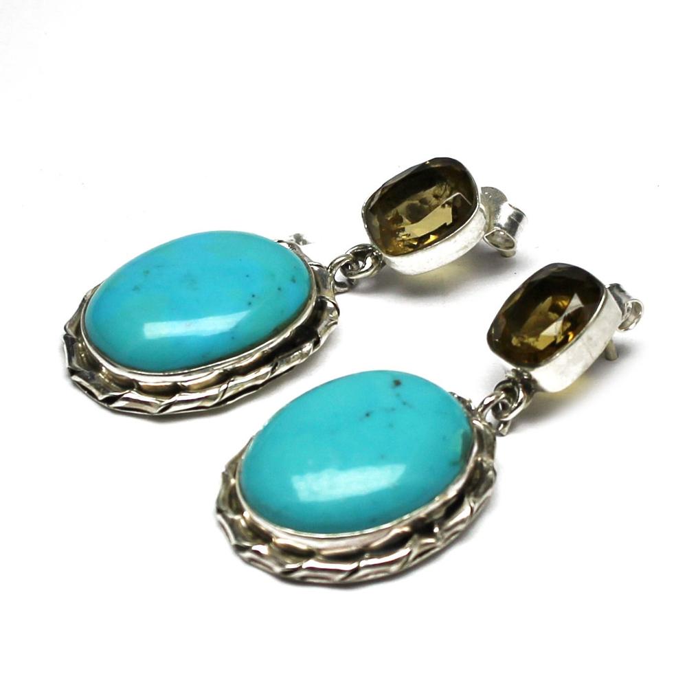 Silver Turquoise Earring
