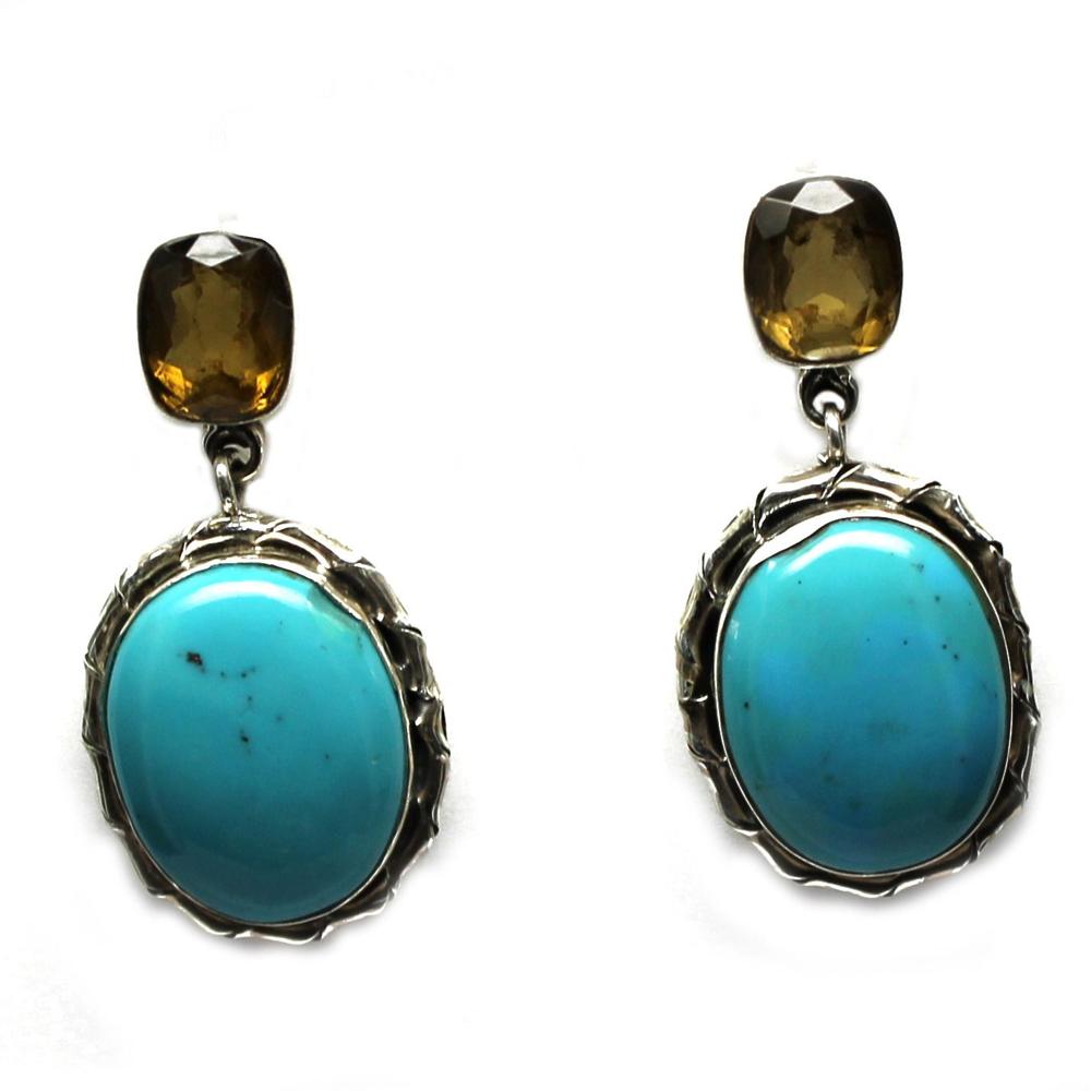 Silver Turquoise Earring