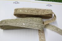 cutdana & zari lace