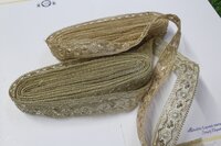 cutdana & zari lace