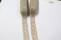 cutdana & zari lace
