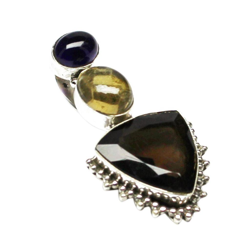 Sterling Silver Gemstone Pendant