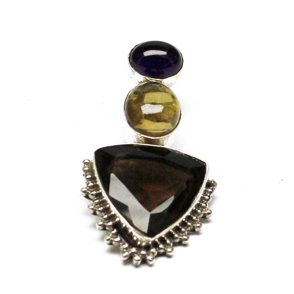 Sterling Silver Gemstone Pendant