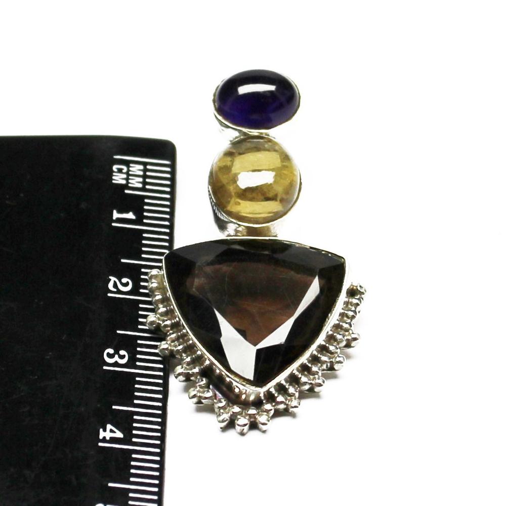 Sterling Silver Gemstone Pendant