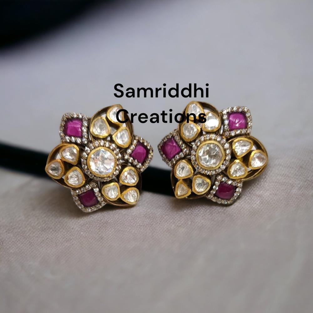 Polki Stud Earrings