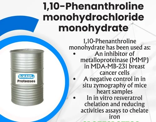 1,10-Phenanthroline Monohydrochloride Manufacturers, Suppliers, Exporters From Vasai Mumbai India