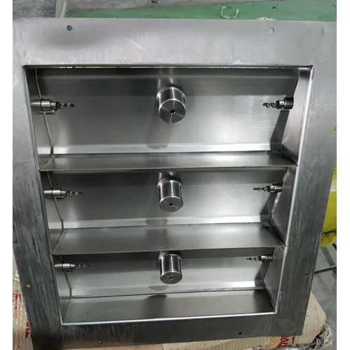 Stainlees Steel Pressure Relief Damper - Color: Silver