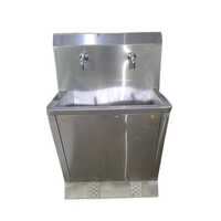 Stainless Steel Surgical Scrub Sink Station - Color: Silver