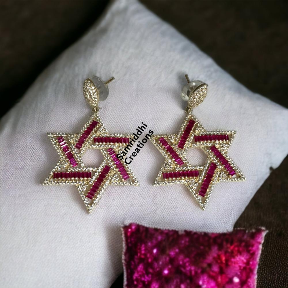 Diamond Ruby Earrings