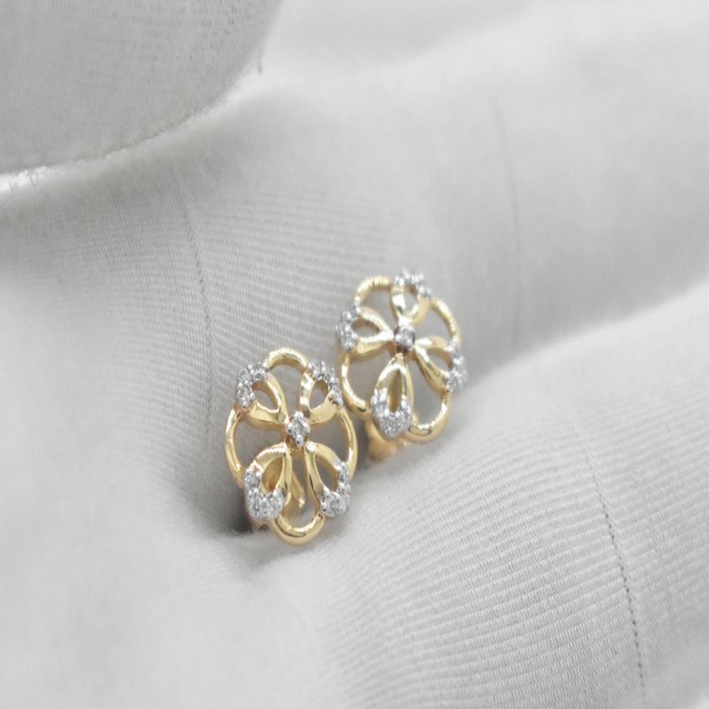 925 Sterling Silver Moissanite Antique Stud Earrings