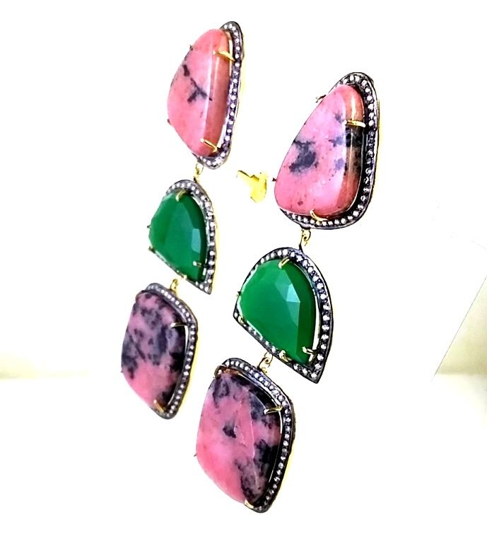 Semi-Precious Stone Earrings