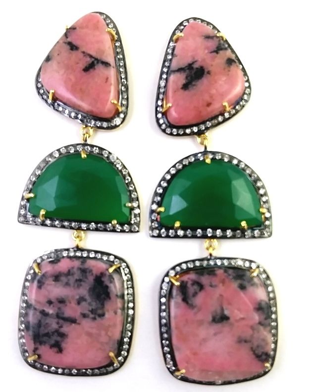 Semi-Precious Stone Earrings