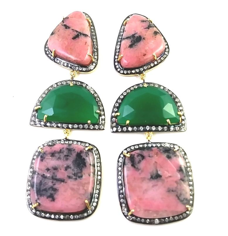 Semi-Precious Stone Earrings
