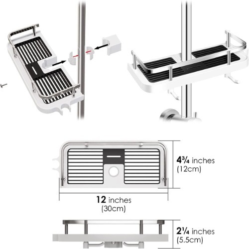 Shelve With  Shower Storage