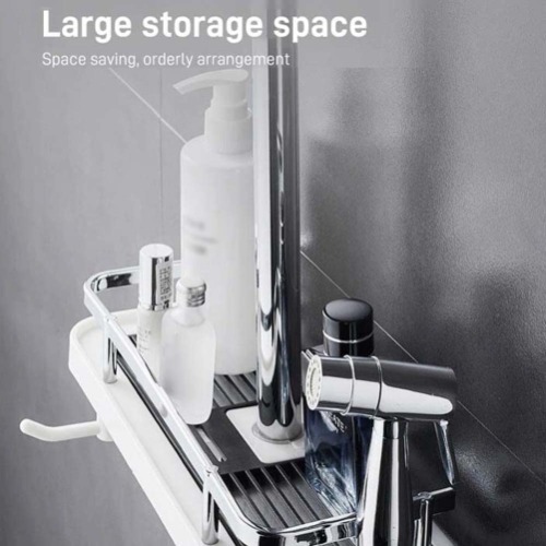 Shelve With  Shower Storage