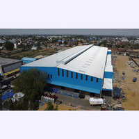 Steel Structure Factory Shed - Door Material: Aluminum Window