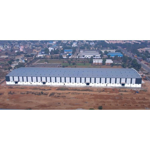 Prefabricated Mild Steel Warehouse Storage Shed