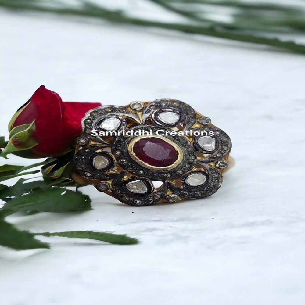 Diamond Polki Ring