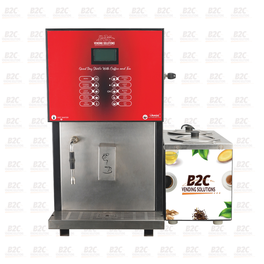 B2C Stainless Steel Tea Coffee Vending Machine