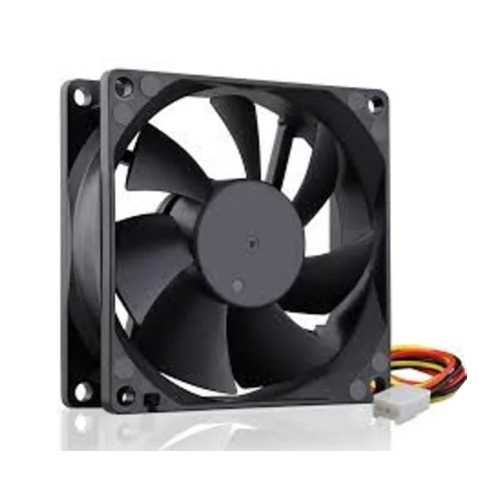 120 X 120 X 38 Mm Ac Axial Cooling Fan - Color: Black