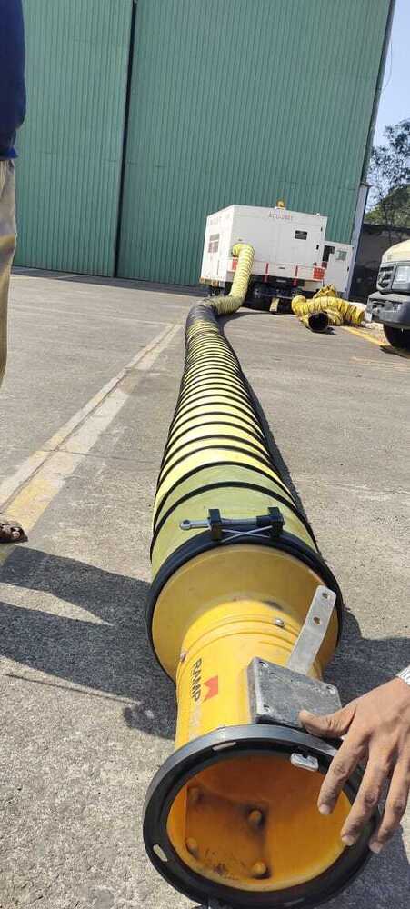 Aviation Duct Hoses - Color: Yellow