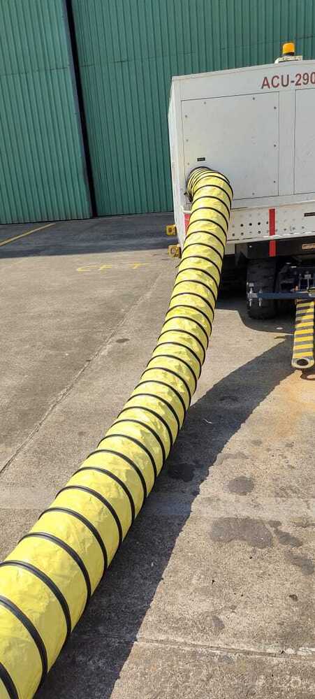 Aviation Duct Hoses - Color: Yellow