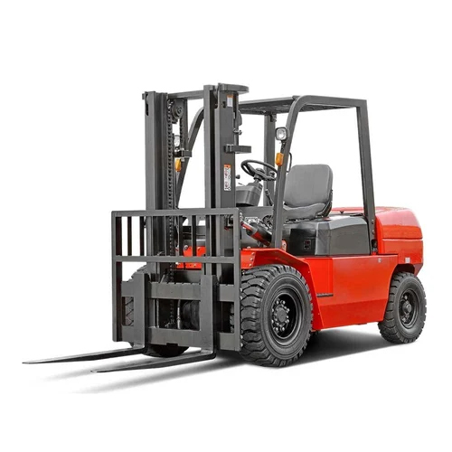 5 Ton Heavy Lifting Diesel Forklift Ic Forklift - Color: Black And Red