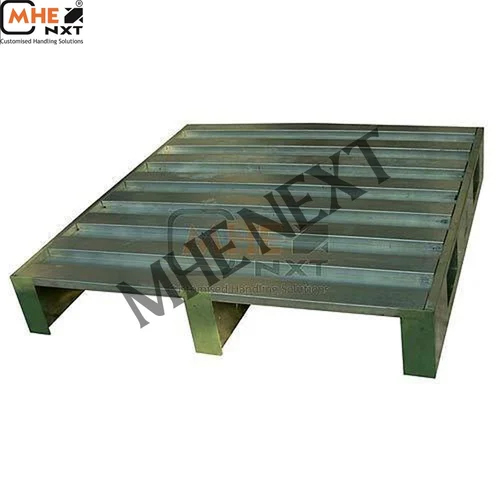 Metal Steel Pallet - Color: Green