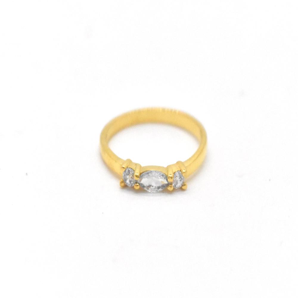 925 Sterling Silver Moissanite Statement Ring - Color: White