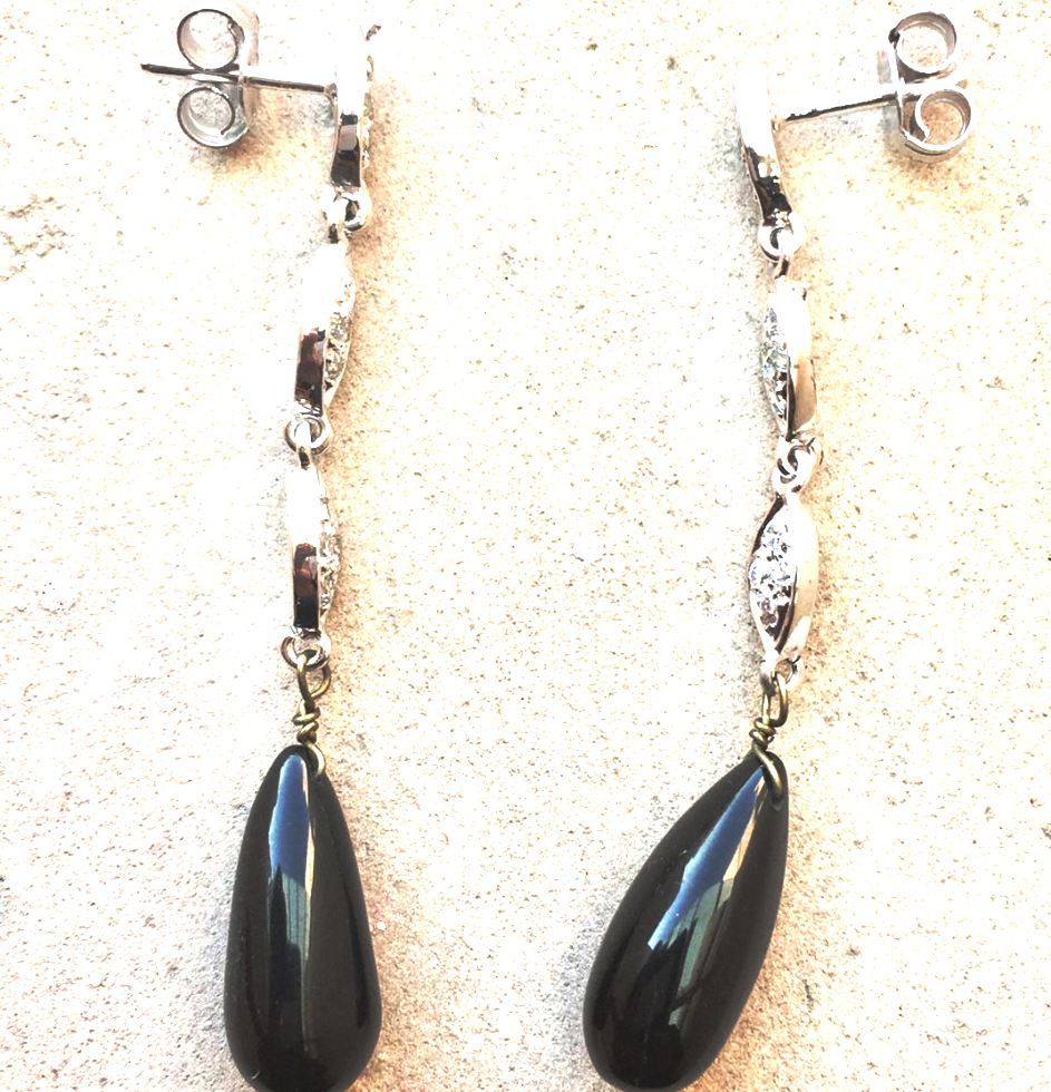 Drop Silver Earrings