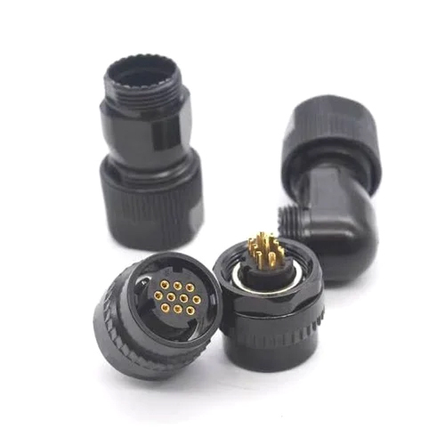 Fanuc A06b 6114 K200s E 10 Pin Male Female Metal Encoder Connector