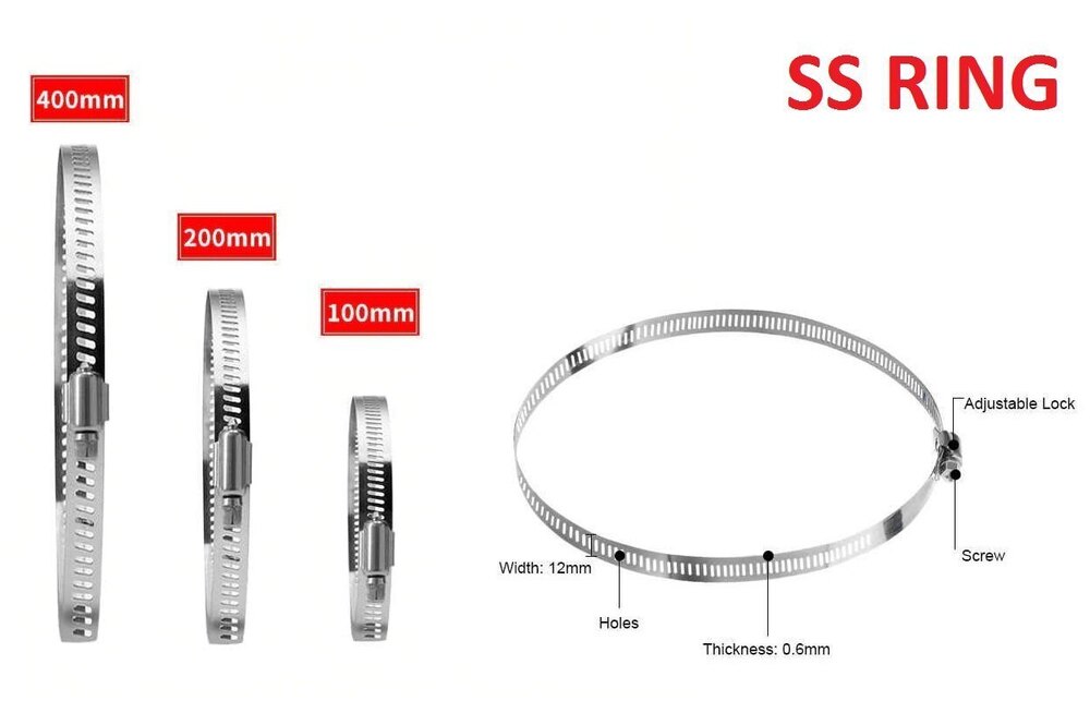 3 Ring Plated Pole Camera Stands - Application: Indoor