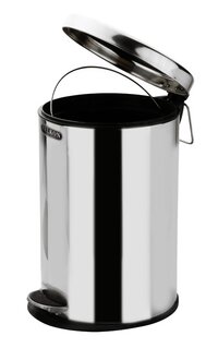 Open Top Solid SS Dustbin 7x10