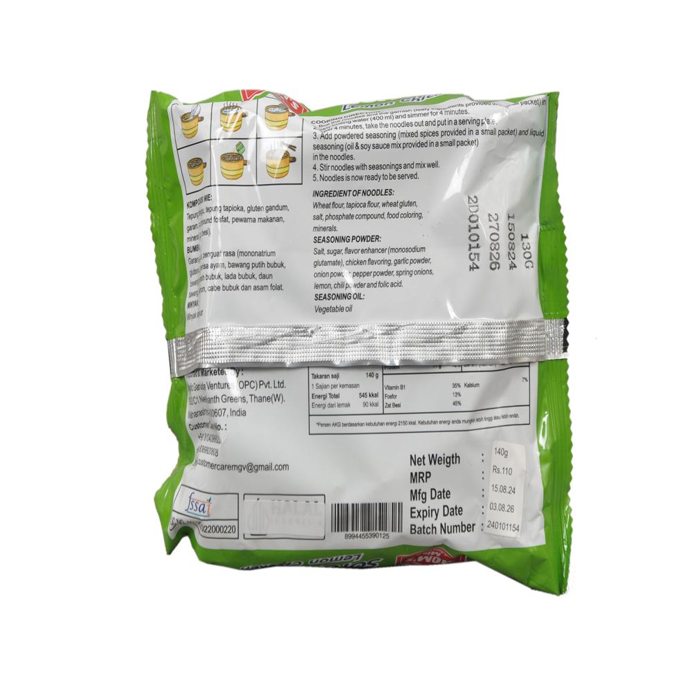 Mom's Mie Lemon Chicken Instant Noodles