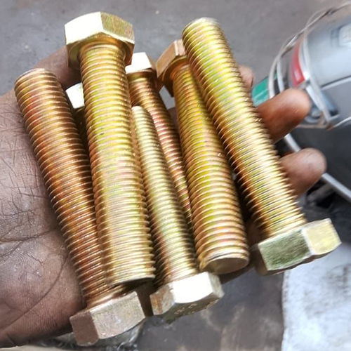 Yellow Plated Bolts
