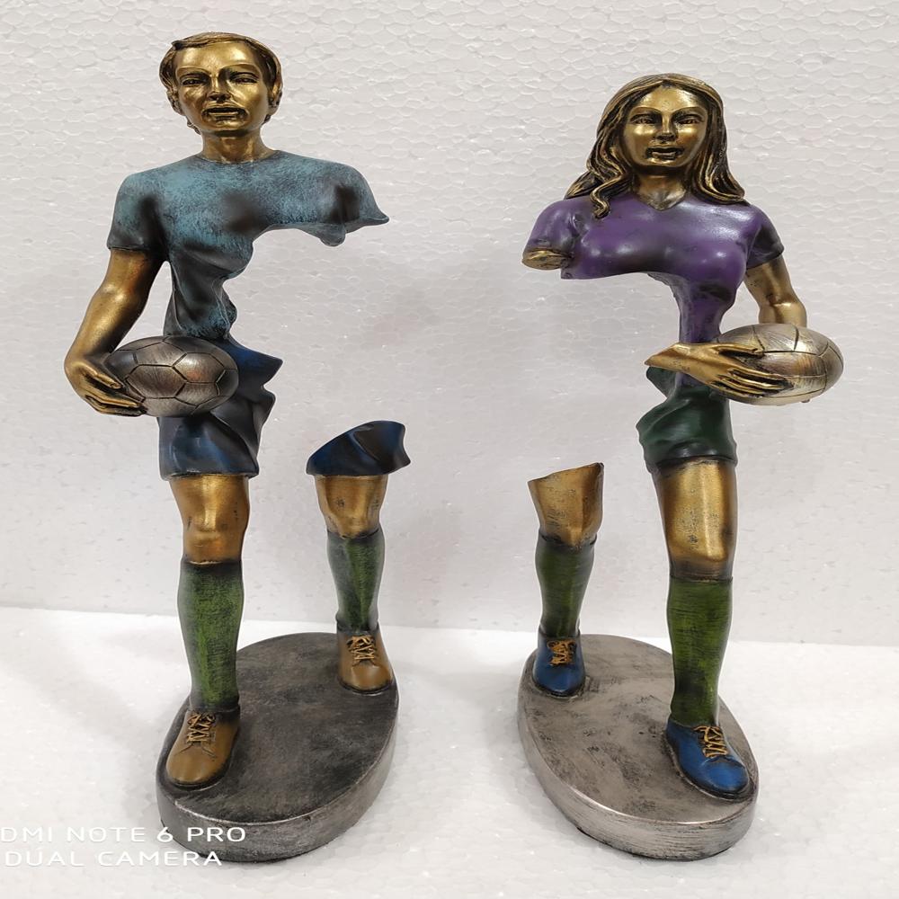 Football Couple - Color: Multi Color