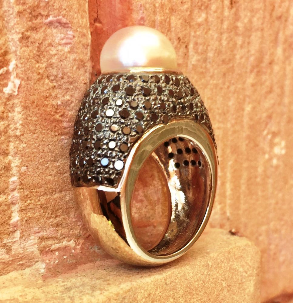 Sterling Silver Fashion Cocktail Ring