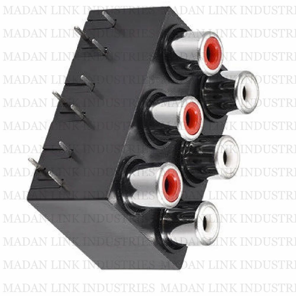 6 RCA BOX SOCKET