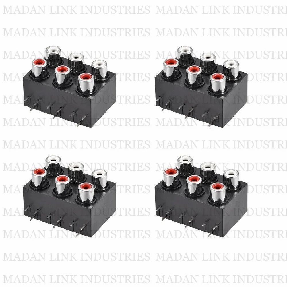 6 RCA BOX SOCKET