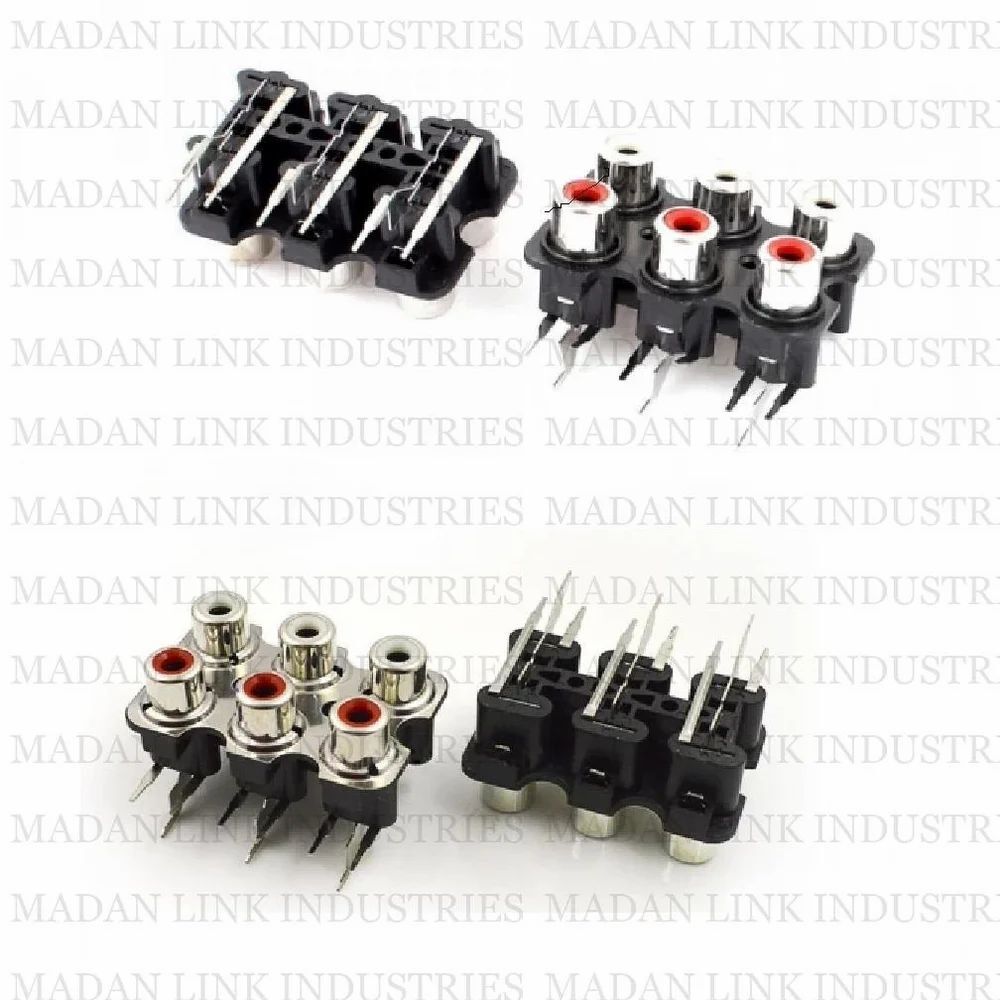 6 Rca Metal Socket