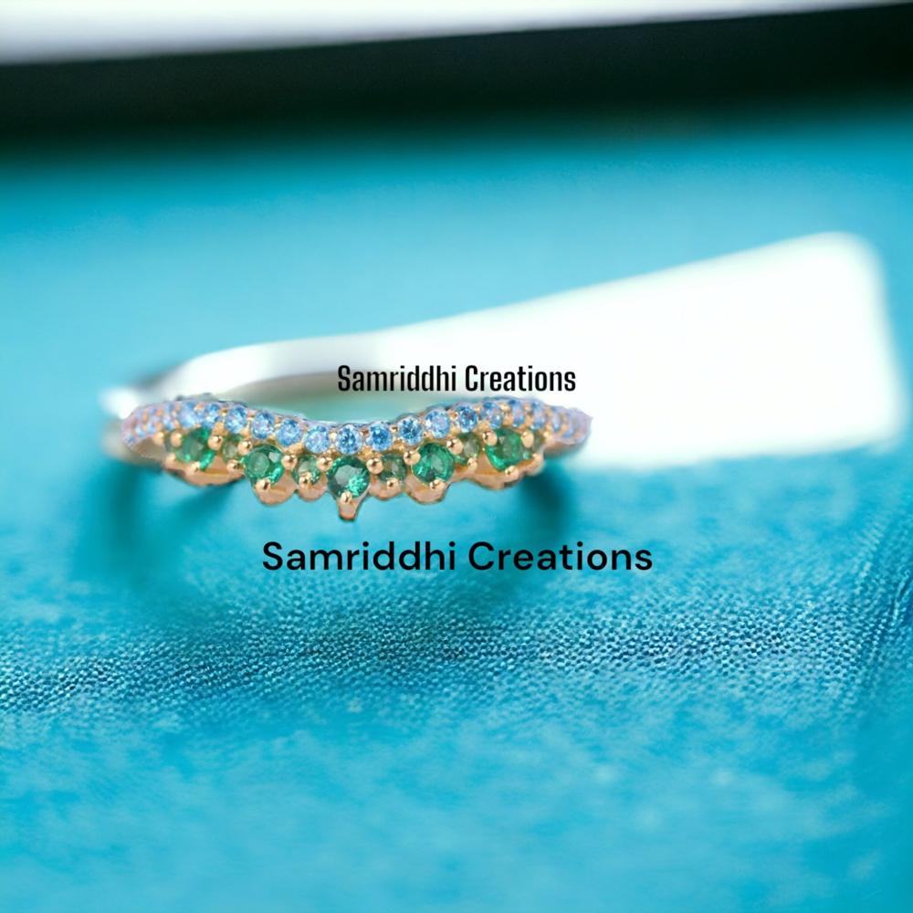 Silver Emerald Rings