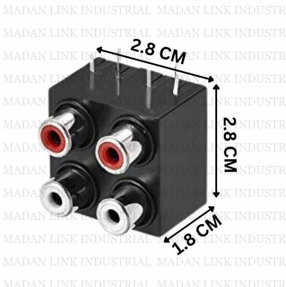 4 RCA PLAIN SOCKET