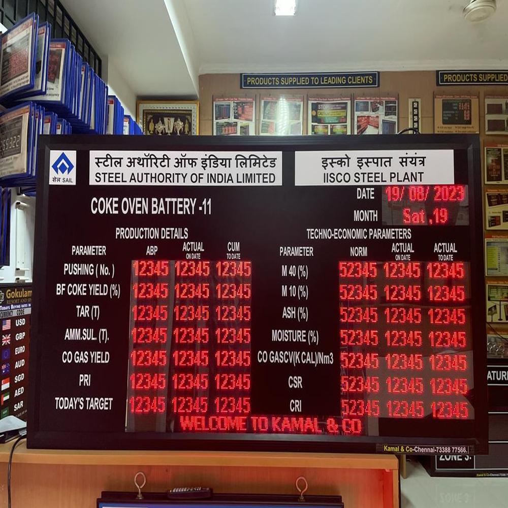 Led Production Display Board - Power Consumption: 230 Volt-ampere (Va)